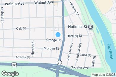 Map image of the property - 218 Orange St