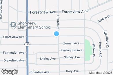 Map image of the property - 610 E 266th St