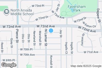 Map image of the property - 6336 W 71st Pl