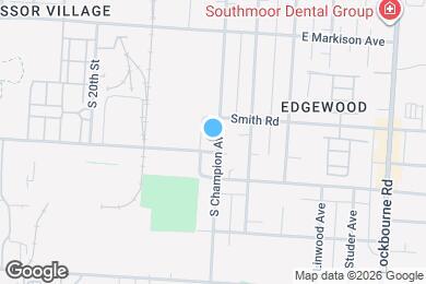 Map image of the property - 1827 S Champion Ave