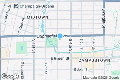 Map image of the property - Yugo Champaign South 3rd Lofts