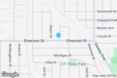 Map image of the property - 544 Emerson St