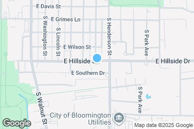 Map image of the property - 506 E Hillside Dr