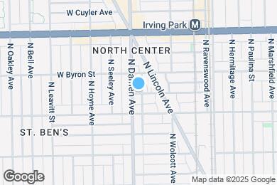 Map image of the property - 1938 W Berenice Ave