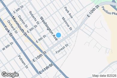 Map image of the property - 939 Washington Ave