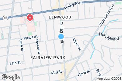 Map image of the property - 3100 College Ave