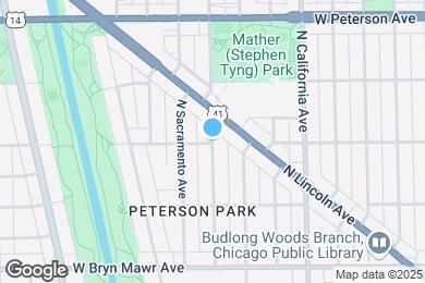 Map image of the property - 5805 N Richmond St