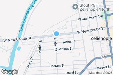 Map image of the property - 548 W New Castle St