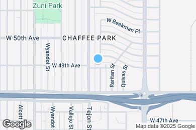 Map image of the property - 1905 W 49th Ave