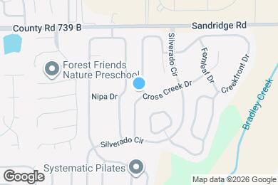 Map image of the property - 2836 Cross Creek Dr