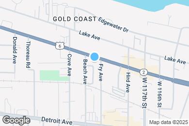 Map image of the property - 12009 Clifton Blvd