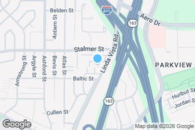 Map image of the property - 8022 Linda Vista Rd