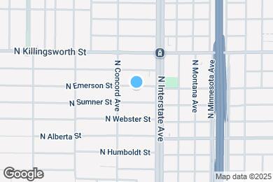 Map image of the property - 1610 N Emerson St