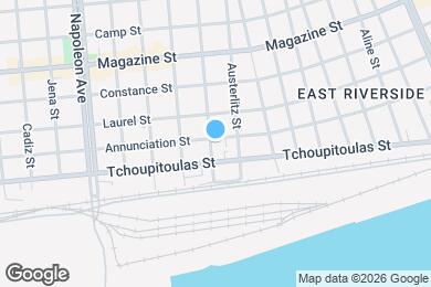 Map image of the property - 3980 Annunciation St