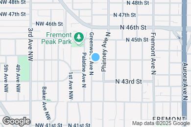 Map image of the property - 303 N 44th St