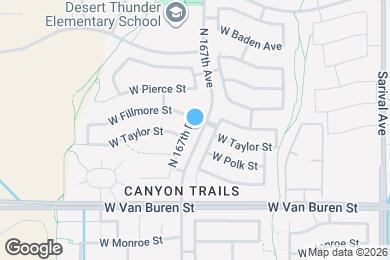 Map image of the property - 555 N 167th Dr