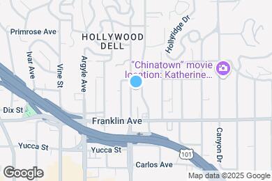 Map image of the property - 1951 N Beachwood Dr