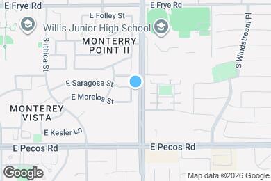 Map image of the property - 721 S Williams Pl