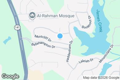 Map image of the property - 1805 Montcliff Dr