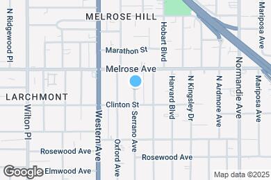 Map image of the property - 622 N Serrano Ave