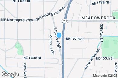 Map image of the property - 10714 24th Ave NE
