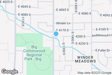 Map image of the property - 4211 S 1300 E