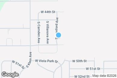 Map image of the property - 3920 S Stanford Ave