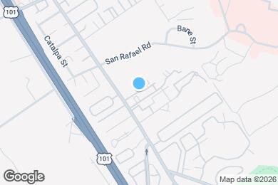 Map image of the property - Oaks Apartments