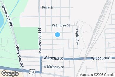 Map image of the property - 1309 W Walnut St