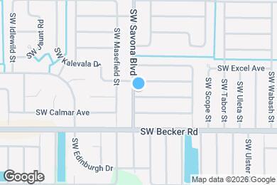 Map image of the property - 1097 SW Dartmouth Ave