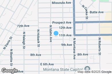 Map image of the property - 1011 11th Ave