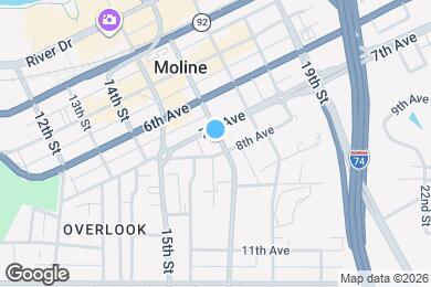 Map image of the property - 711 16th St