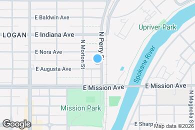 Map image of the property - 1227 E Augusta Ave