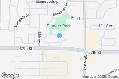 Map image of the property - 3624 Ponderosa Ct