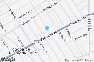 Map image of the property - 1438 E 45th St