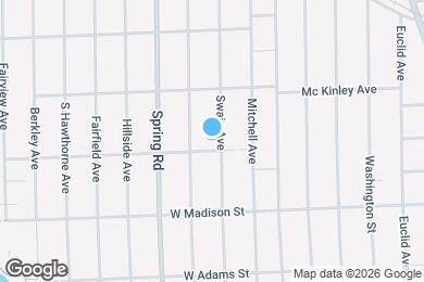 Map image of the property - 712 S Swain Ave