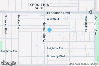 Map image of the property - 1260 W 39th St