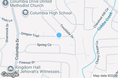 Map image of the property - 3525 Oregon Trail