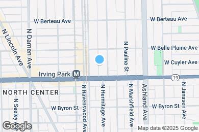 Map image of the property - 4046 N Hermitage Ave