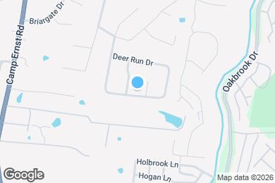Map image of the property - 1687 Deer Run Dr