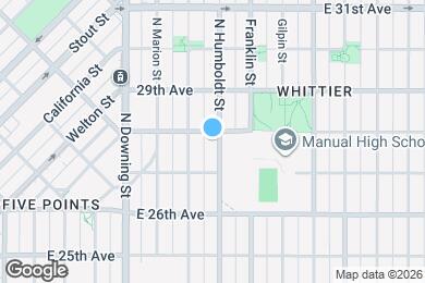 Map image of the property - 2755 N Humboldt St