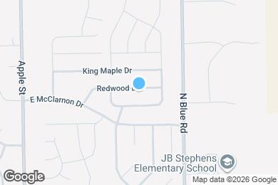 Map image of the property - 1361 Redwood Dr