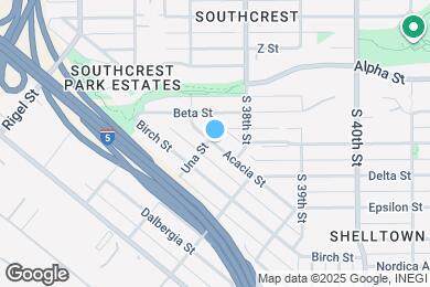 Map image of the property - 3730 Acacia St
