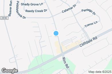 Map image of the property - 1040 Rim Rd