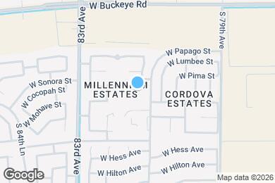 Map image of the property - 8113 W Pima St