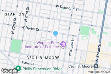 Map image of the property - 1834 N 18th St