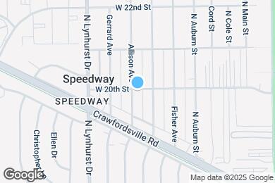Map image of the property - 1931 Allison Ave