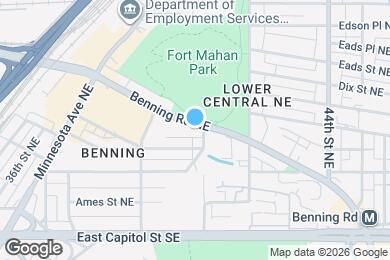 Map image of the property - 4057 Benning Rd NE