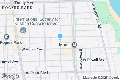 Map image of the property - 6978 N Greenview Ave