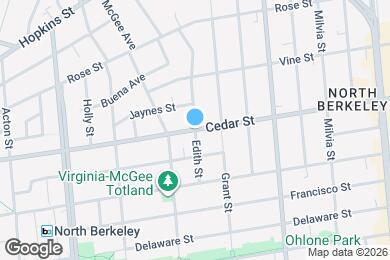 Map image of the property - 1600 Edith St